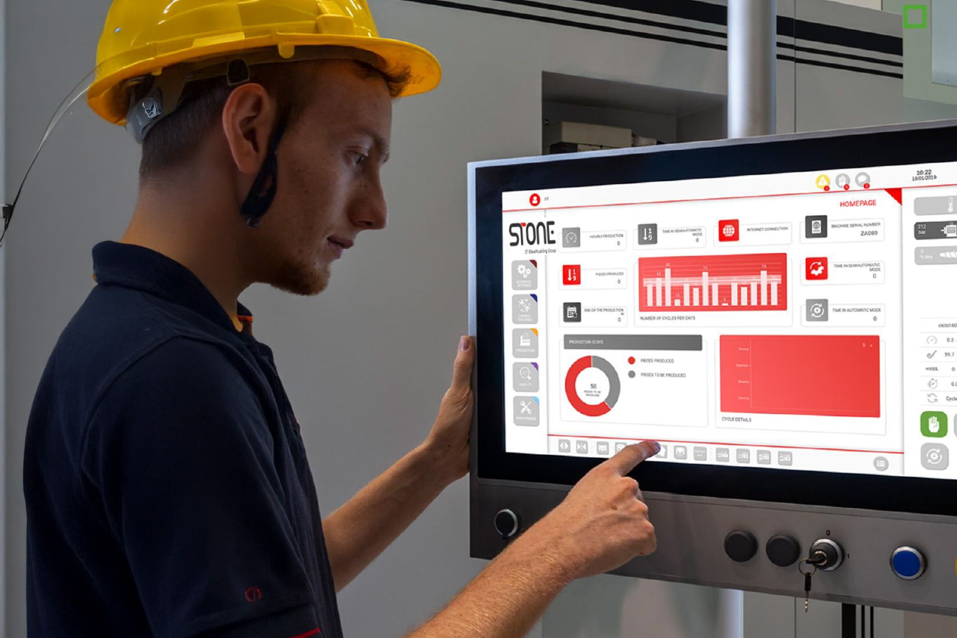 Online diagnostic & Process parameters enhancing
